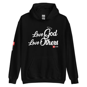 G Code Love Script Unisex Hoodie